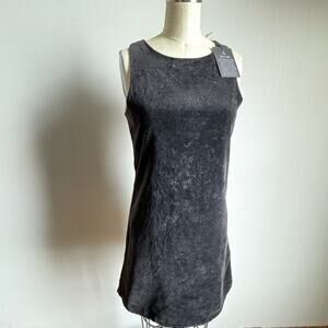 REFORMATION Vintage Rework Cotton Velvet Mini lbd Dress